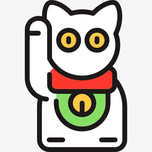 招财猫图标免抠