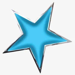 卡通手绘五角星免抠