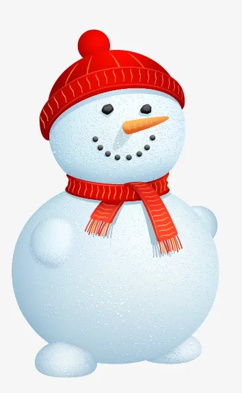 圣诞节素材雪人免抠
