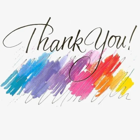 感谢英文艺术字免抠