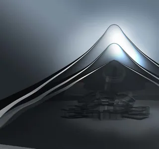 灰色简约光效海报免抠