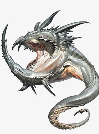 大嘴巴外星生物PNG免抠