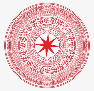 壮族铜鼓花纹图案免费图案免抠