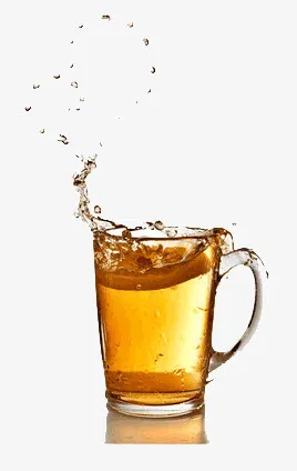 啤酒溅出来的心形免抠