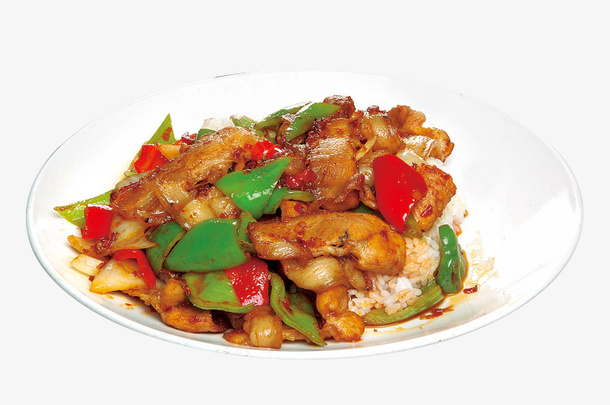 回锅肉盖浇饭免抠