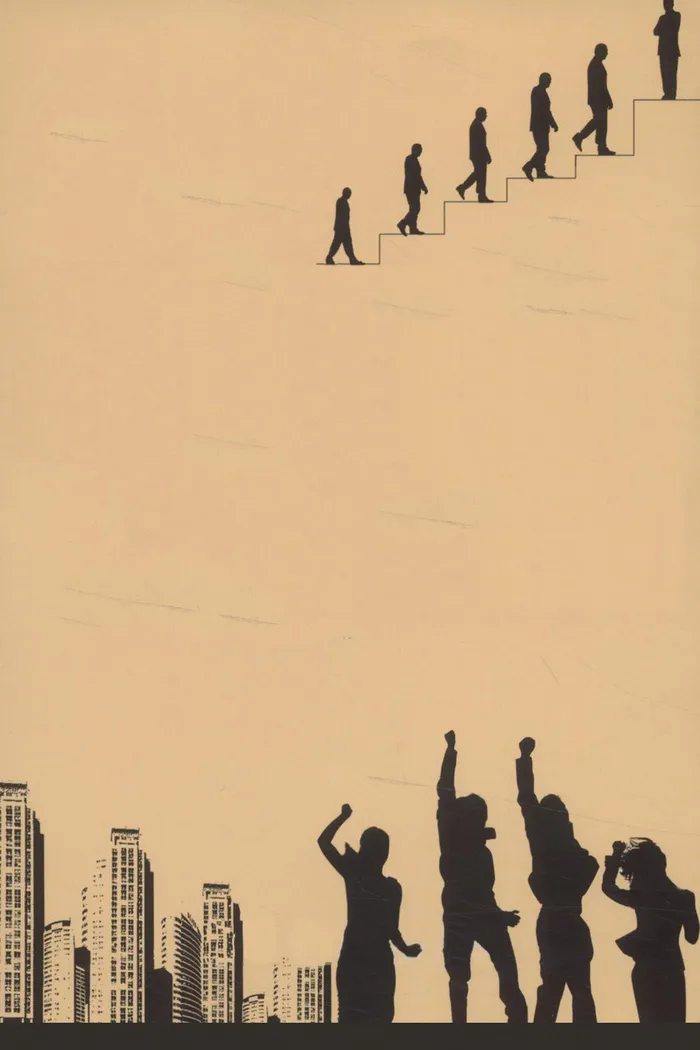 职业生涯规划大赛海报背景素材高清