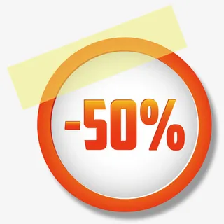 矢量秋季折扣艺术字体免抠