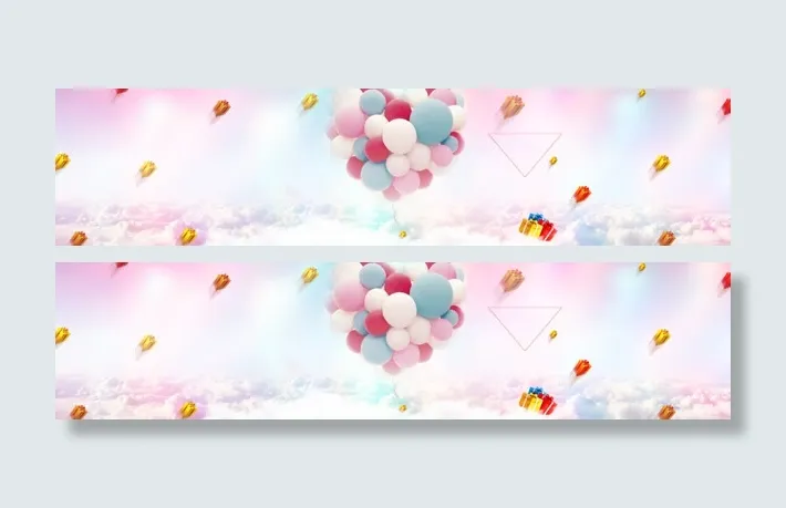 电商母婴产品促销背景banner