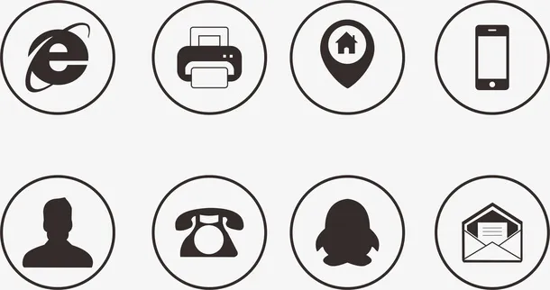 全透明小图标免抠