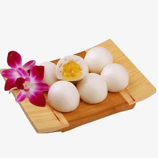 奶黄包摆盘装饰PNG免抠