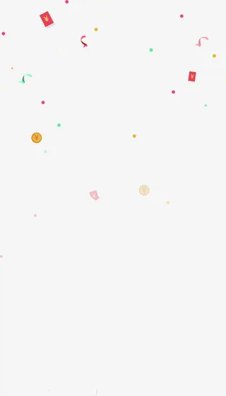 创意合成效果飞扬的红包免抠