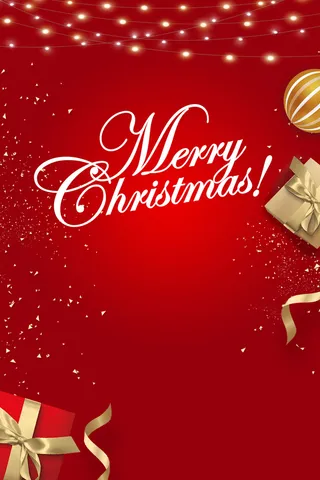 红色简约质感 圣诞快乐促销海报背景psd高清