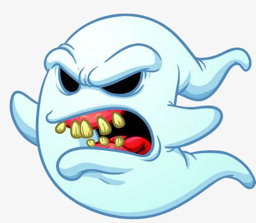 生气的幽灵免抠