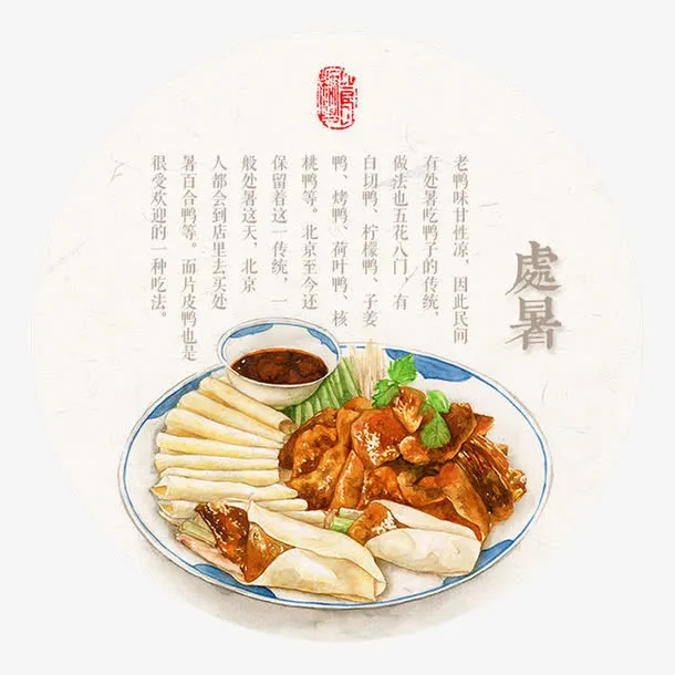 节气之处暑免抠