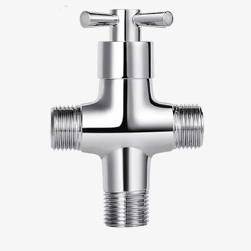 全铜阀芯加厚三通角阀免抠