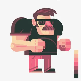 强壮的壮汉免抠