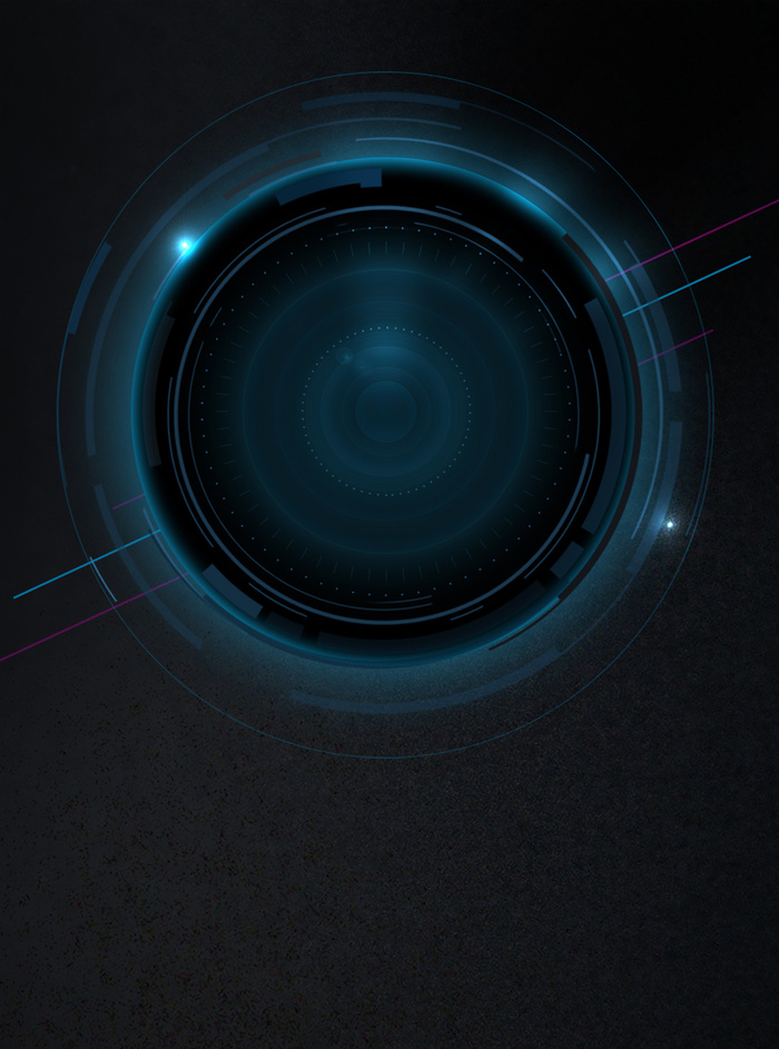 蓝色创意科技发现真相海报背景素材高清