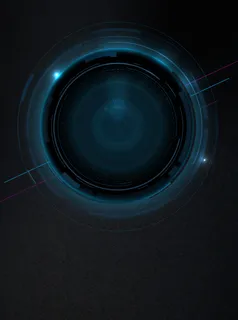 蓝色创意科技发现真相海报背景素材高清