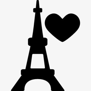 埃菲尔铁塔的心脏图标免抠