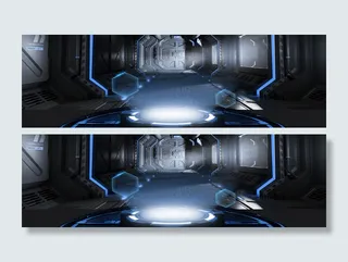 淘宝2017科技电器促销banner高清