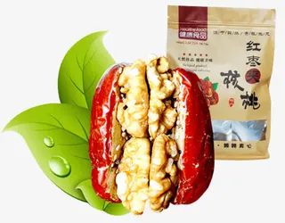 红枣夹核桃免抠