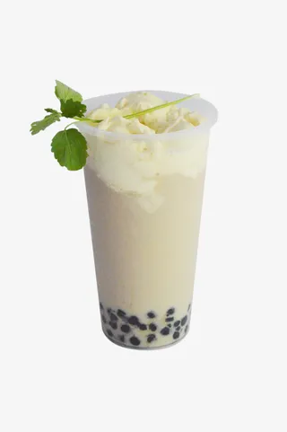 蛋糕珍珠奶茶实物免抠