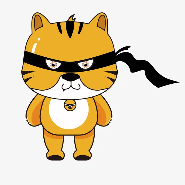 可爱老虎素材飞天虎盗免抠