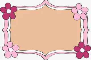 七夕节边框 七夕节花纹免抠