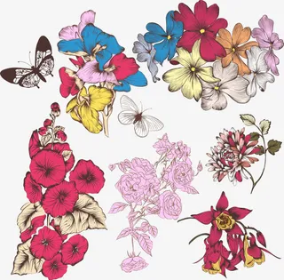 矢量春暖花开免抠