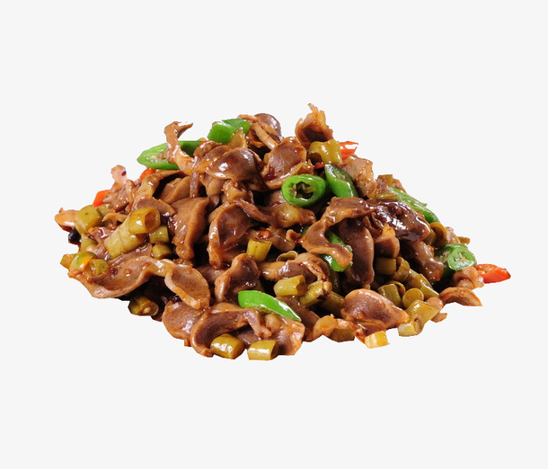 辣椒酸辣鸡杂鸡胗免抠