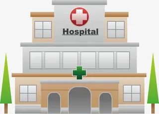 医院卡通免抠