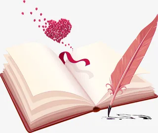 情人节爱心书写情书免抠