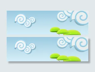 D创意banner背景图