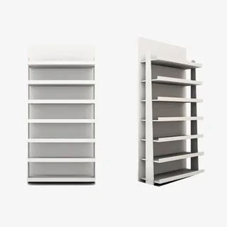 超市陈列柜 室内设计效果图免抠