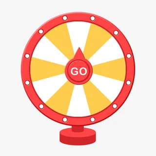 免扣卡通红黄色抽奖免抠