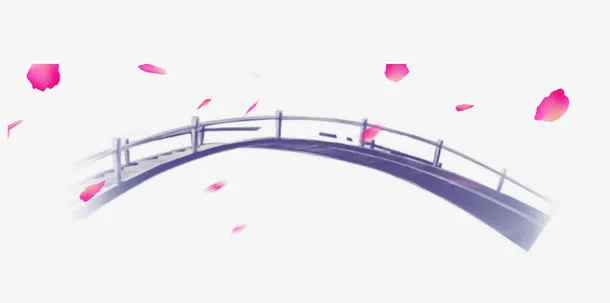 鹊桥花瓣免抠