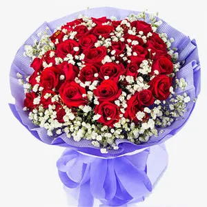 玫瑰花鲜花花束免抠