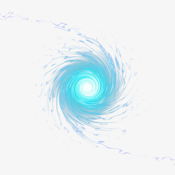 蓝色科技光效素材免抠