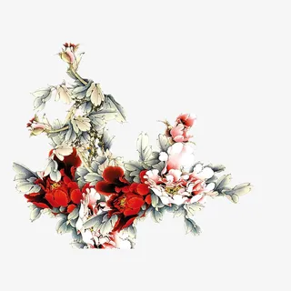 新年花朵素材免抠