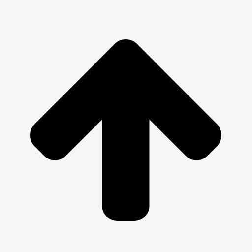 网页向上箭头图标免抠