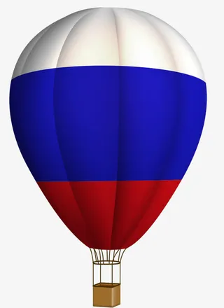 矢量热气球国家免抠