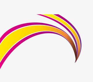 矢量渐变线条免抠