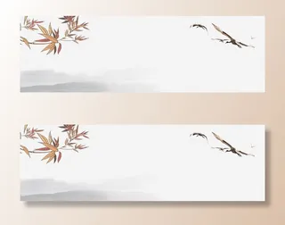 古典背景海报免抠