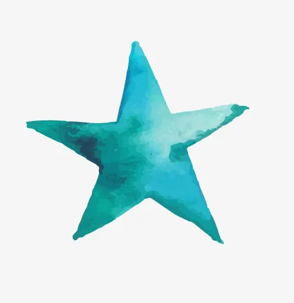 气泡水彩花卉元素免抠