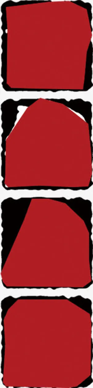 红色中国风印章图标免抠