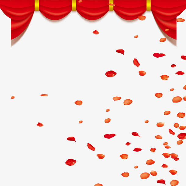 中国风素材花瓣元素免抠