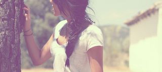 清新自然美女时尚大图背景图高清