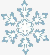 雪花装饰免抠