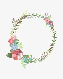 手绘花环免抠 手绘花环免抠