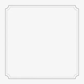 灰色方形商务边框免抠